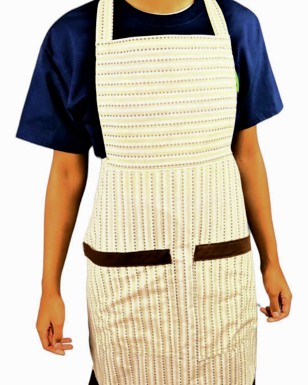 Cotton Apron with Pockets